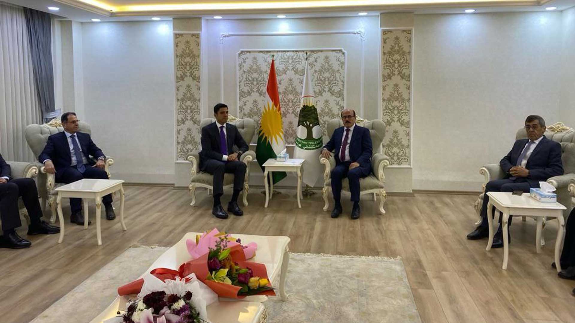 A PUK delegation visits Kurdish Parties in Erbil