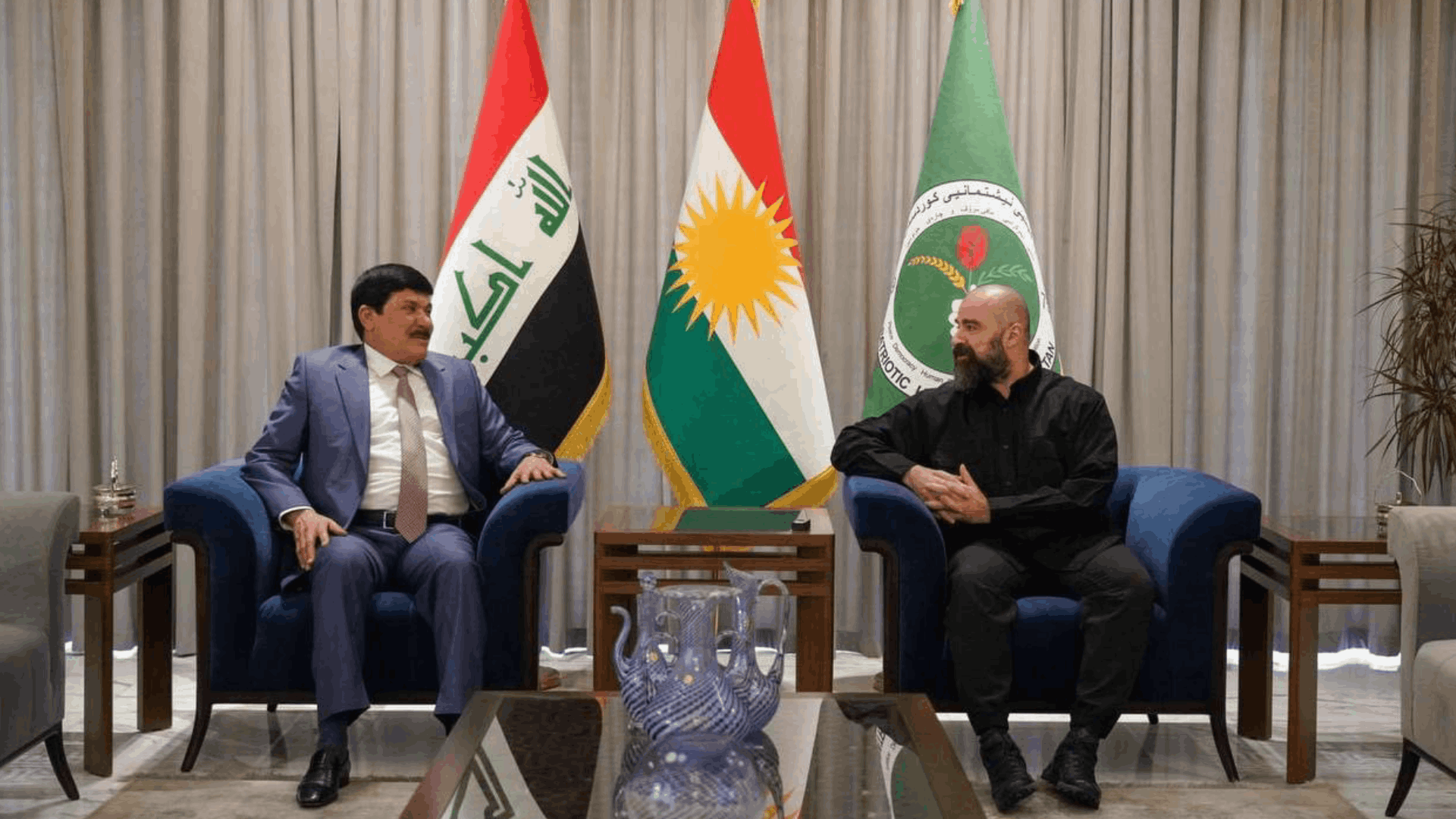  PUK President meets Syrian Ambassador in Baghdad