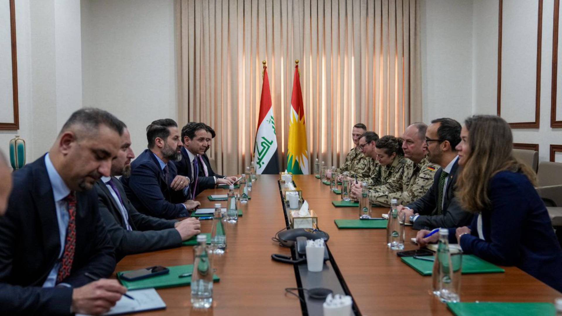Qubad Talabani's meeting with German delegation