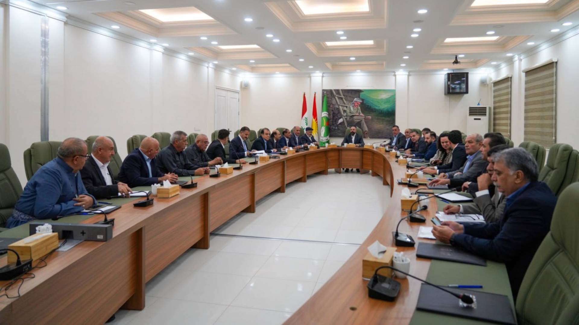  The PUK Politburo's meeting in Kirkuk.