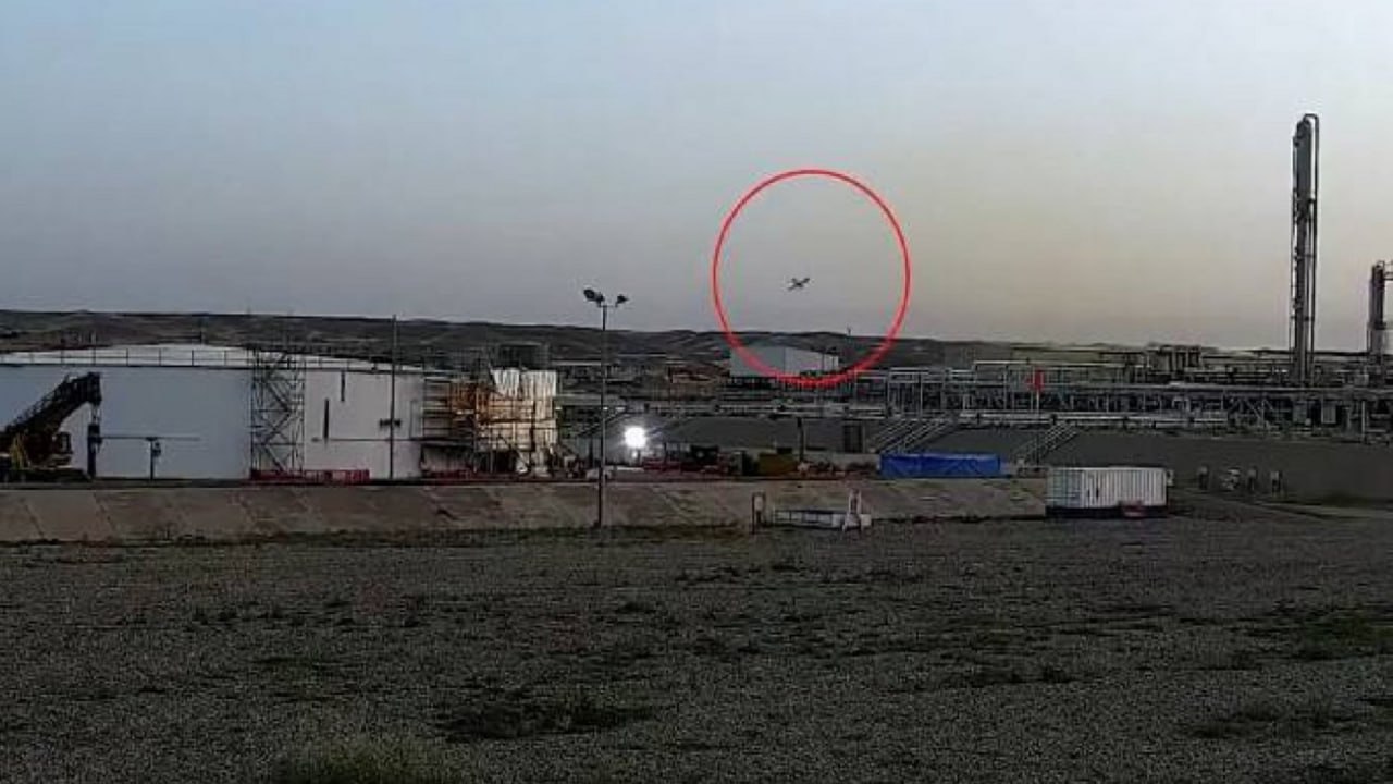  The drone attack on Khor Mor gas field.