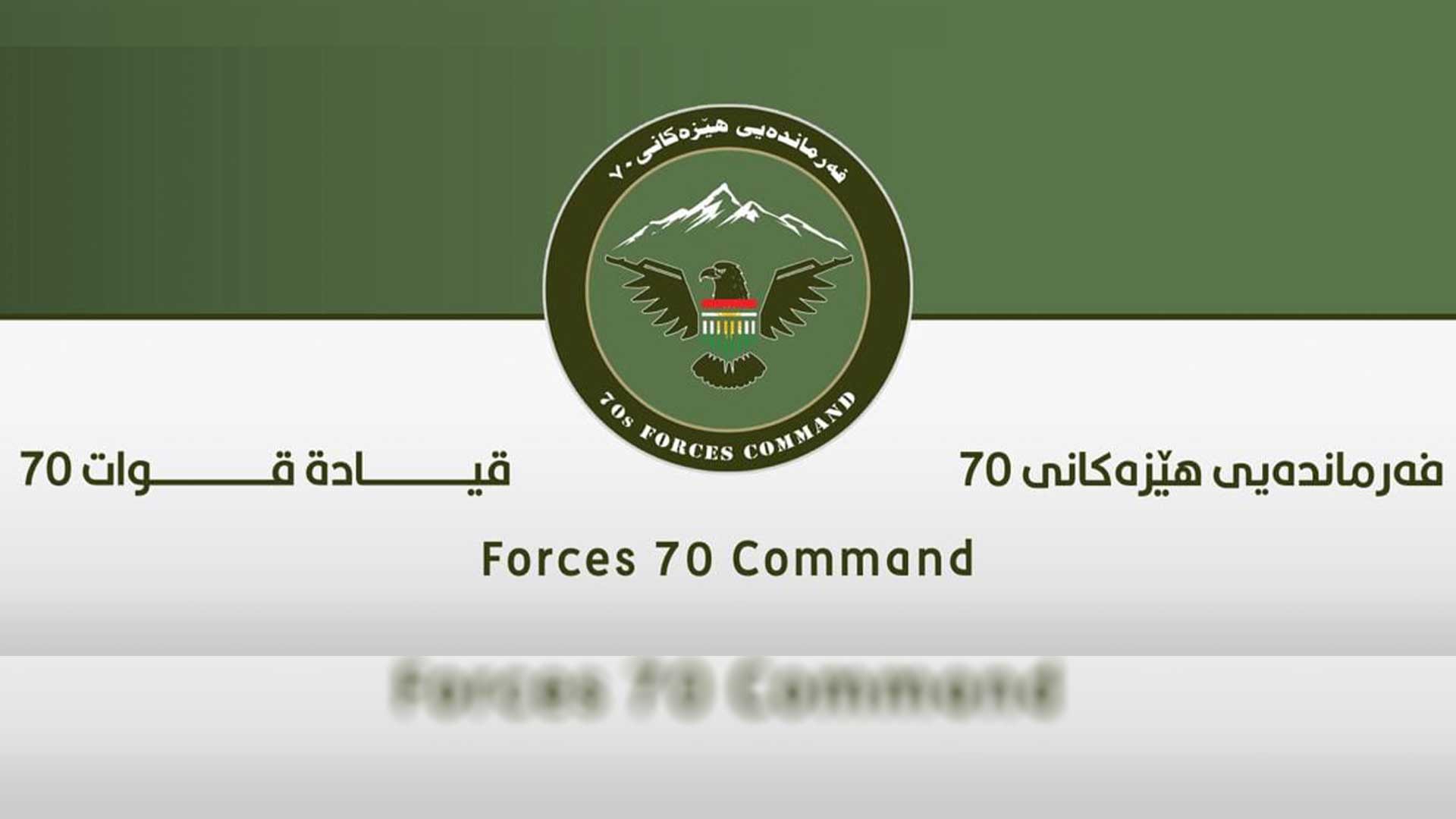  Force 70 Command's logo.
