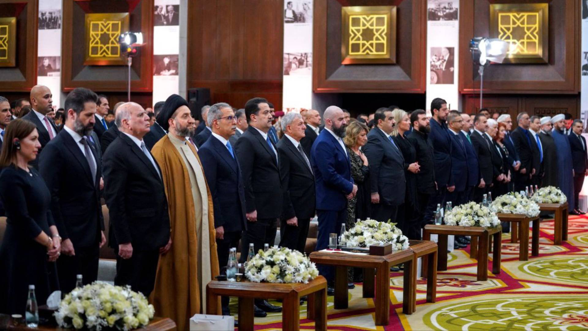 Kurdish and Iraqi leaders commemorate Mam Jalal in a ceremony