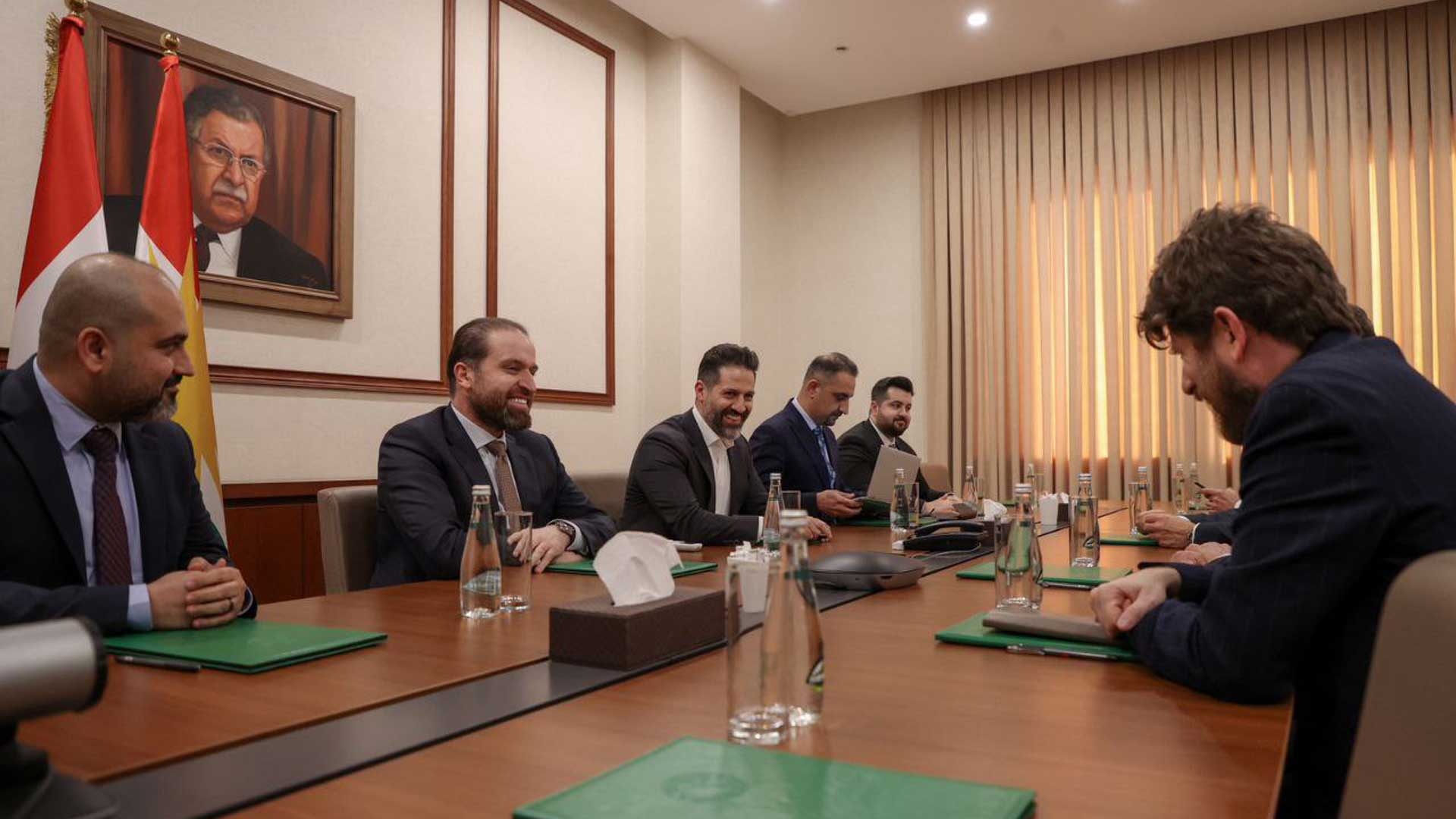  Qubad Talabani in the meeting with the joint French-German delegation