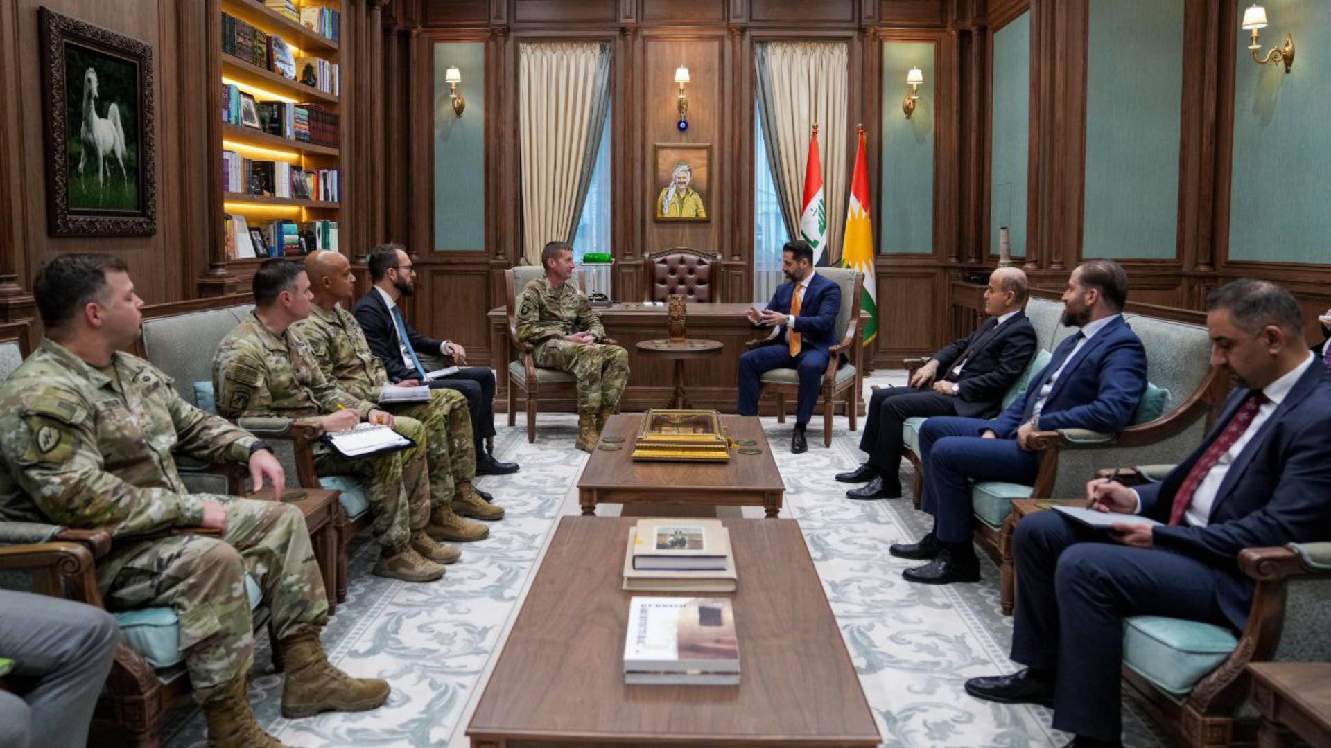Deputy Prime Minister's meeting with CJTF-OIR Commander 