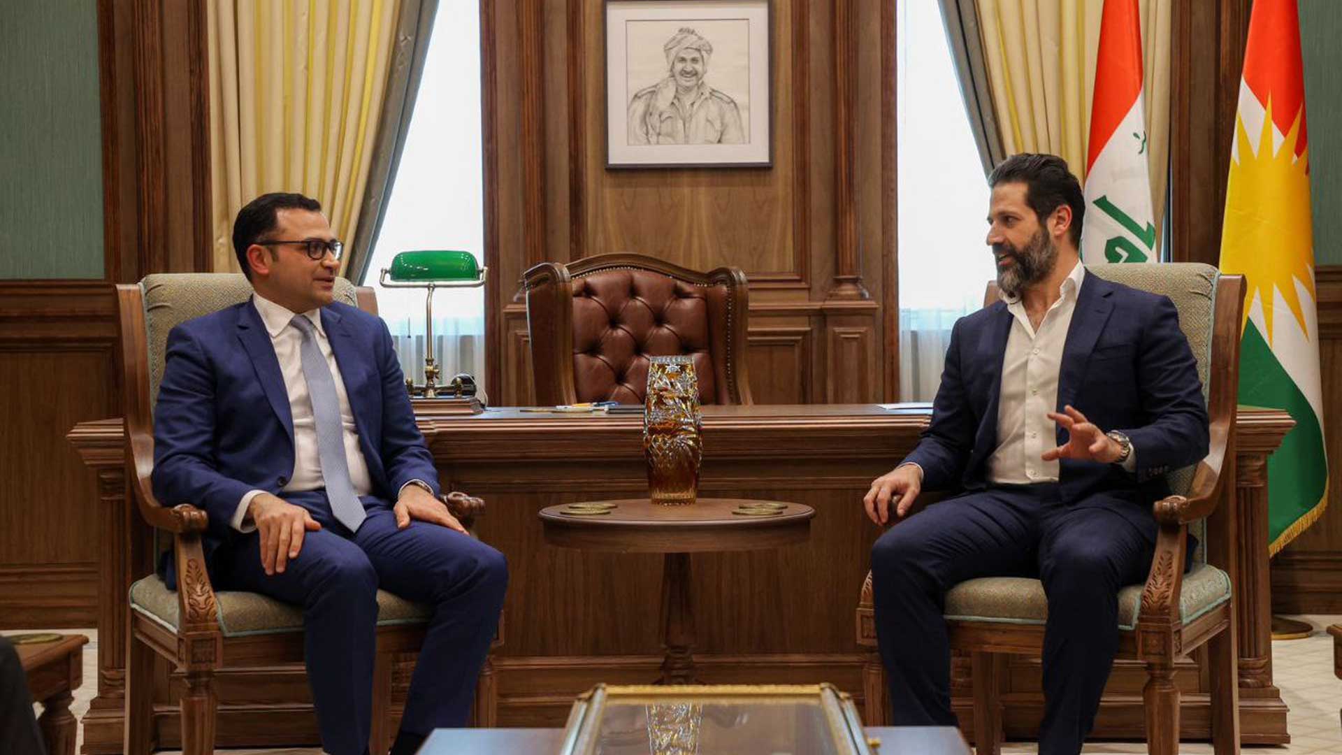  Qubad Talabani and Turkish Consul General's meeting in Erbil