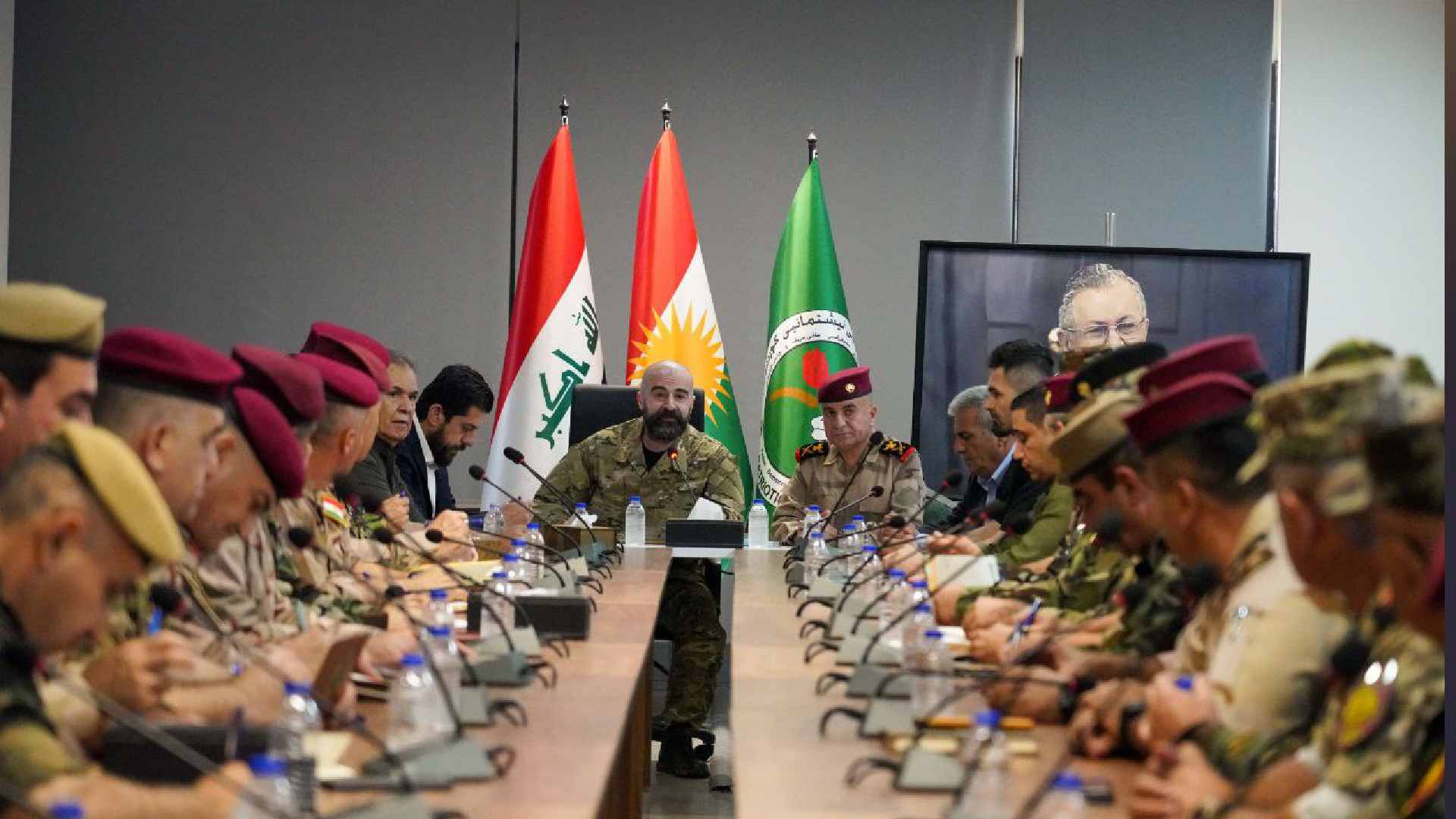  PUK President's meeting with a number of commanders and senior officers of the military units