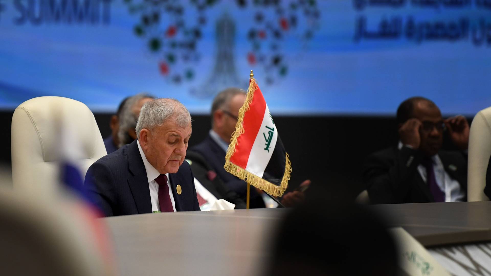  Iraqi President addressing the GECF.