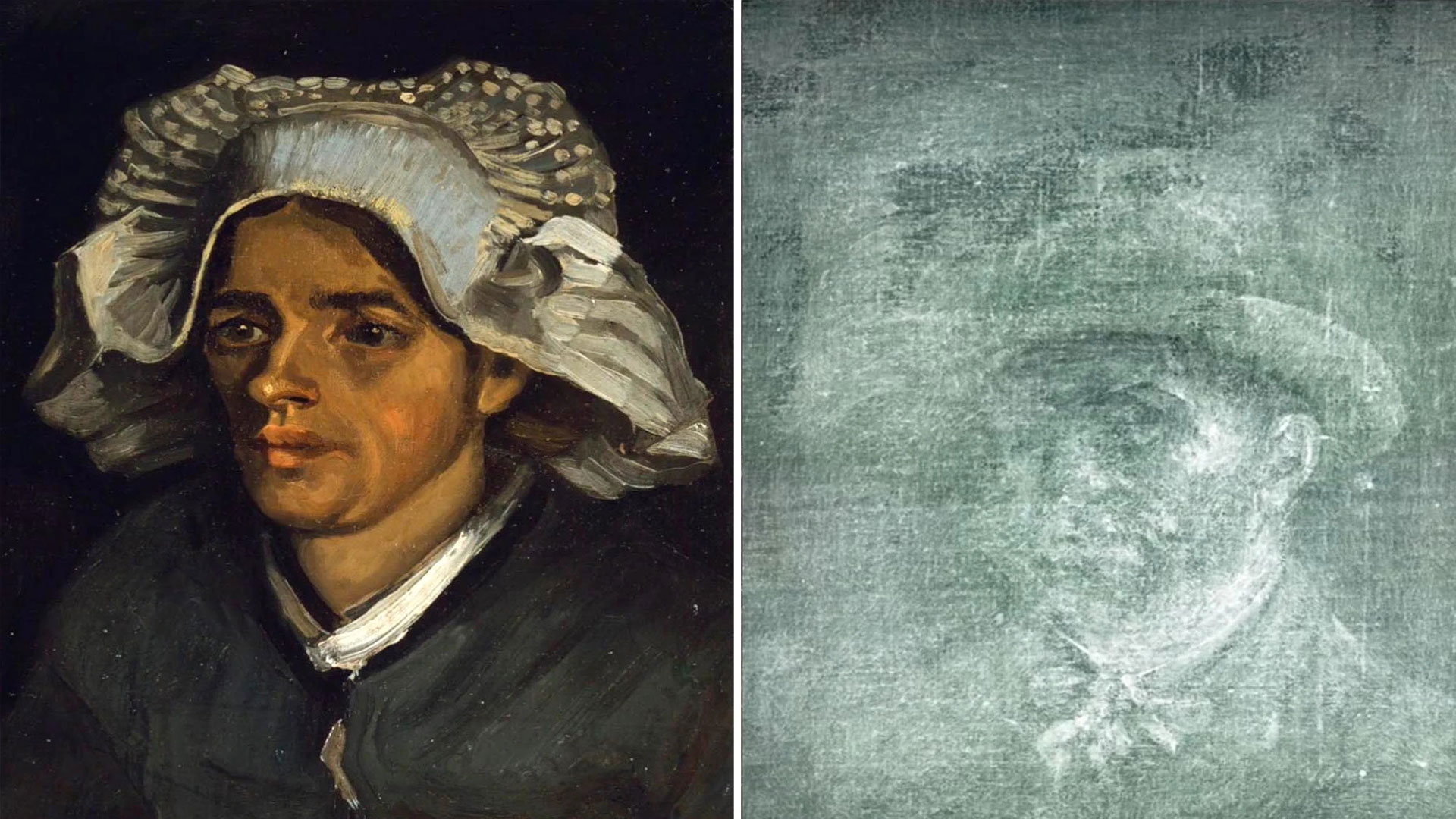  A new Van Gogh painting was discovered using an X-ray. NY post Photo Composite