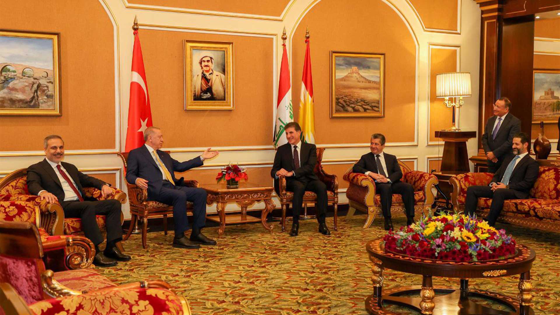  Kurdish official's meeting with the Turkish President.