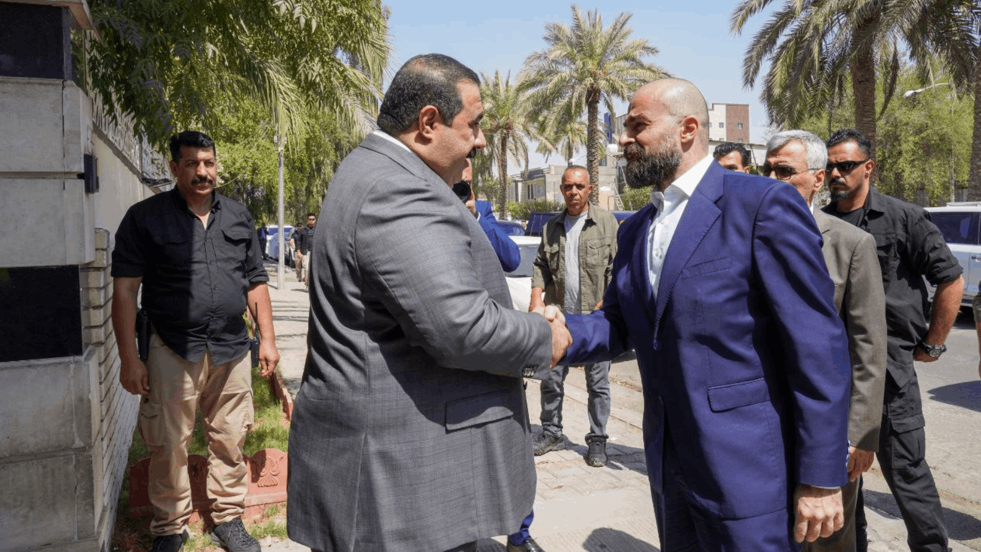 President Bafel and al-Samarai meet in Baghdad