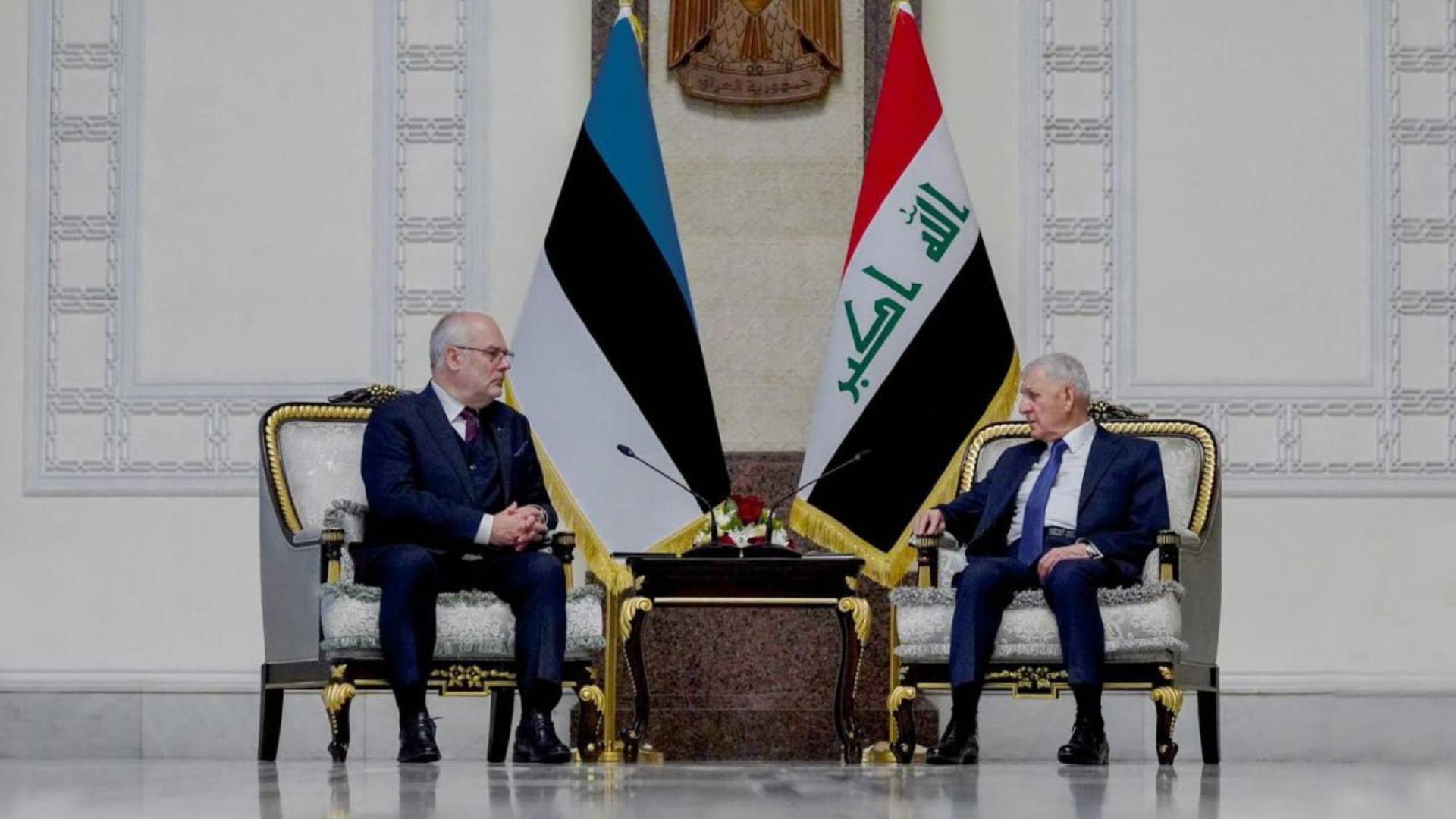  Presidents of Iraq and Estonia 