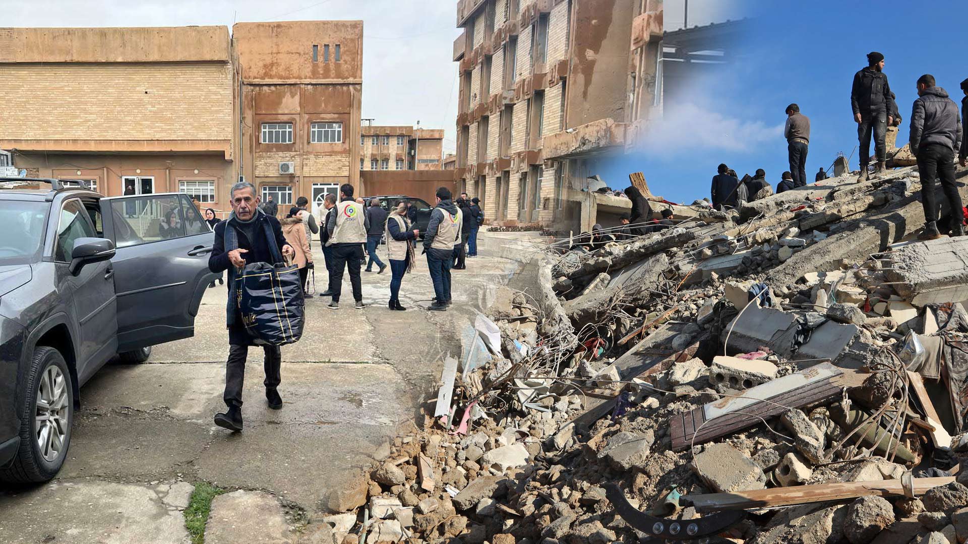 Sulaymaniyah citizens donate money and supplies to Syria and Turkey earthquake victims.