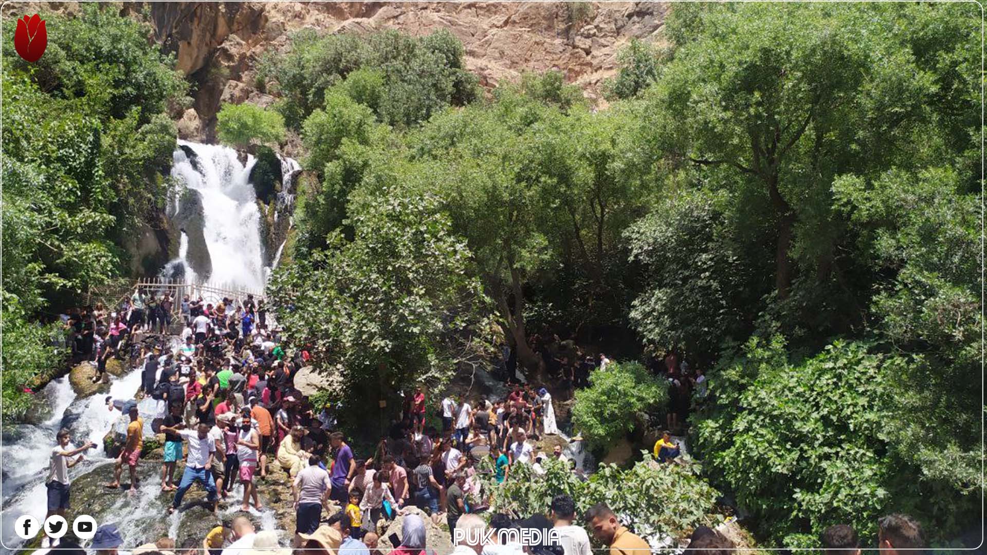  Ahmed Awa Waterfall in Slemani. (PUKmedia / Hawraman Jalal)