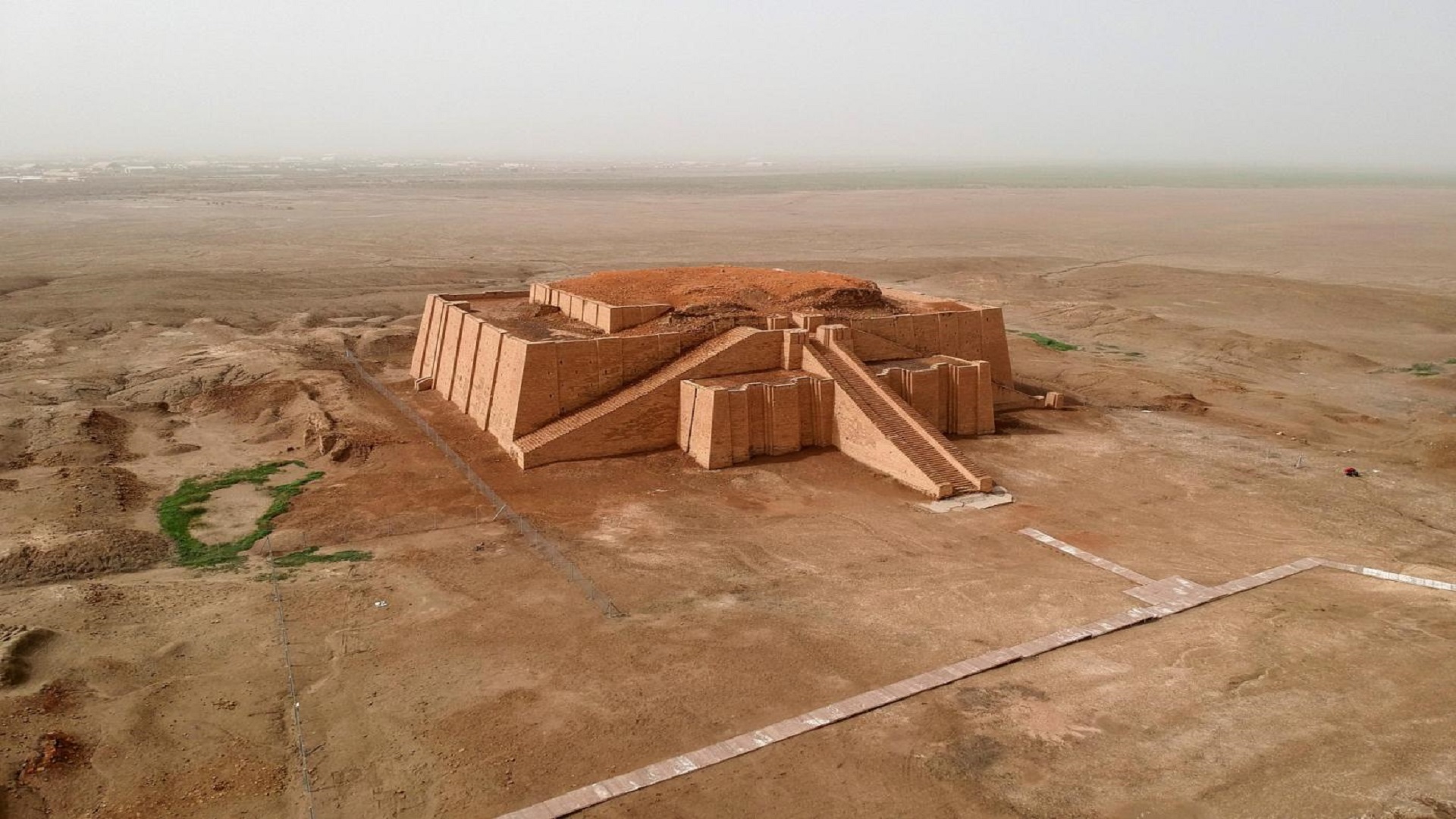  The ziggurat at Ur was a temple to the moon god Nannar, and has been dated to the second millennium BC (Reuters)