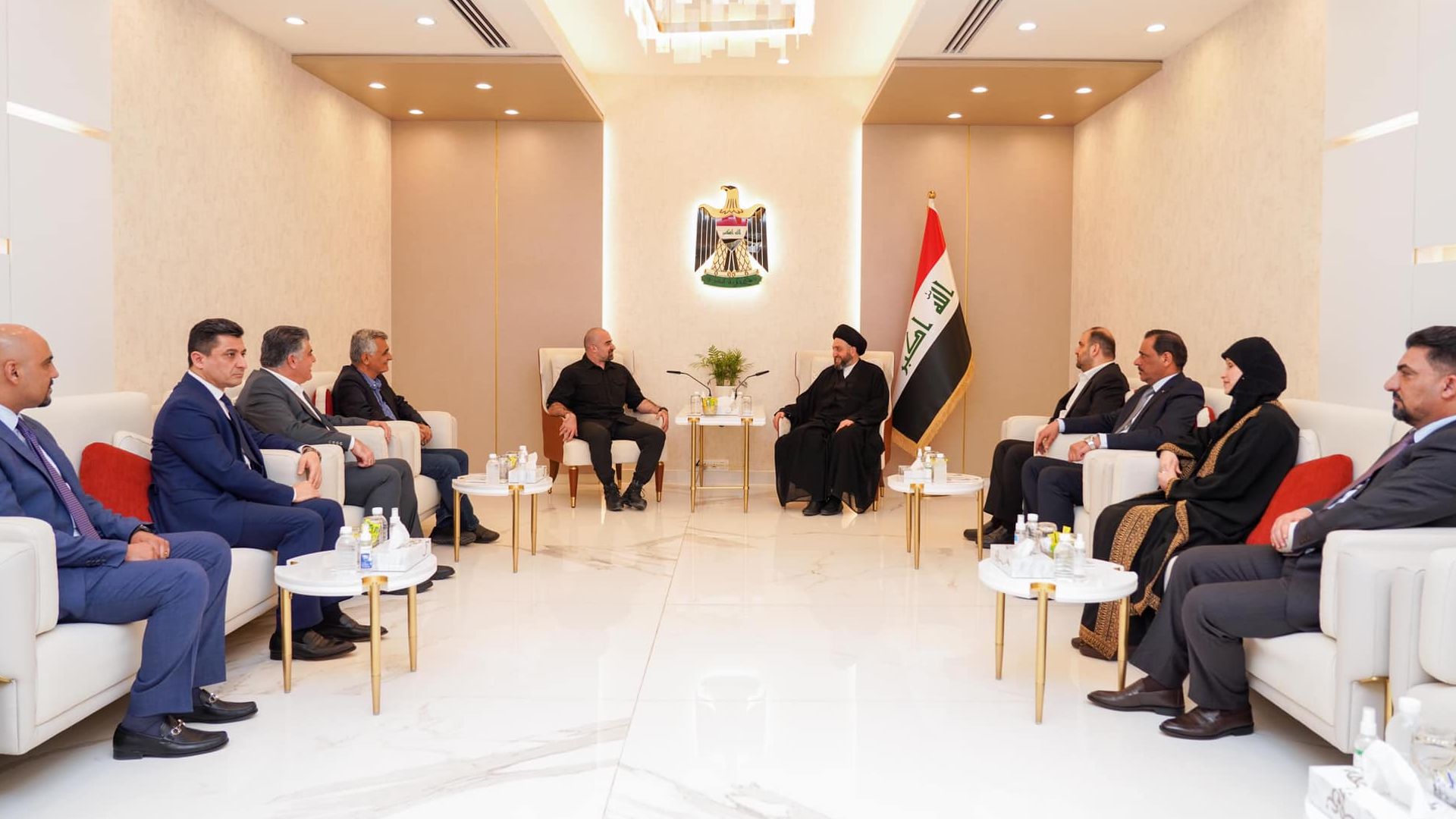  President Bafel Jalal Talabani visits Ammar al-Hakim in Baghdad
