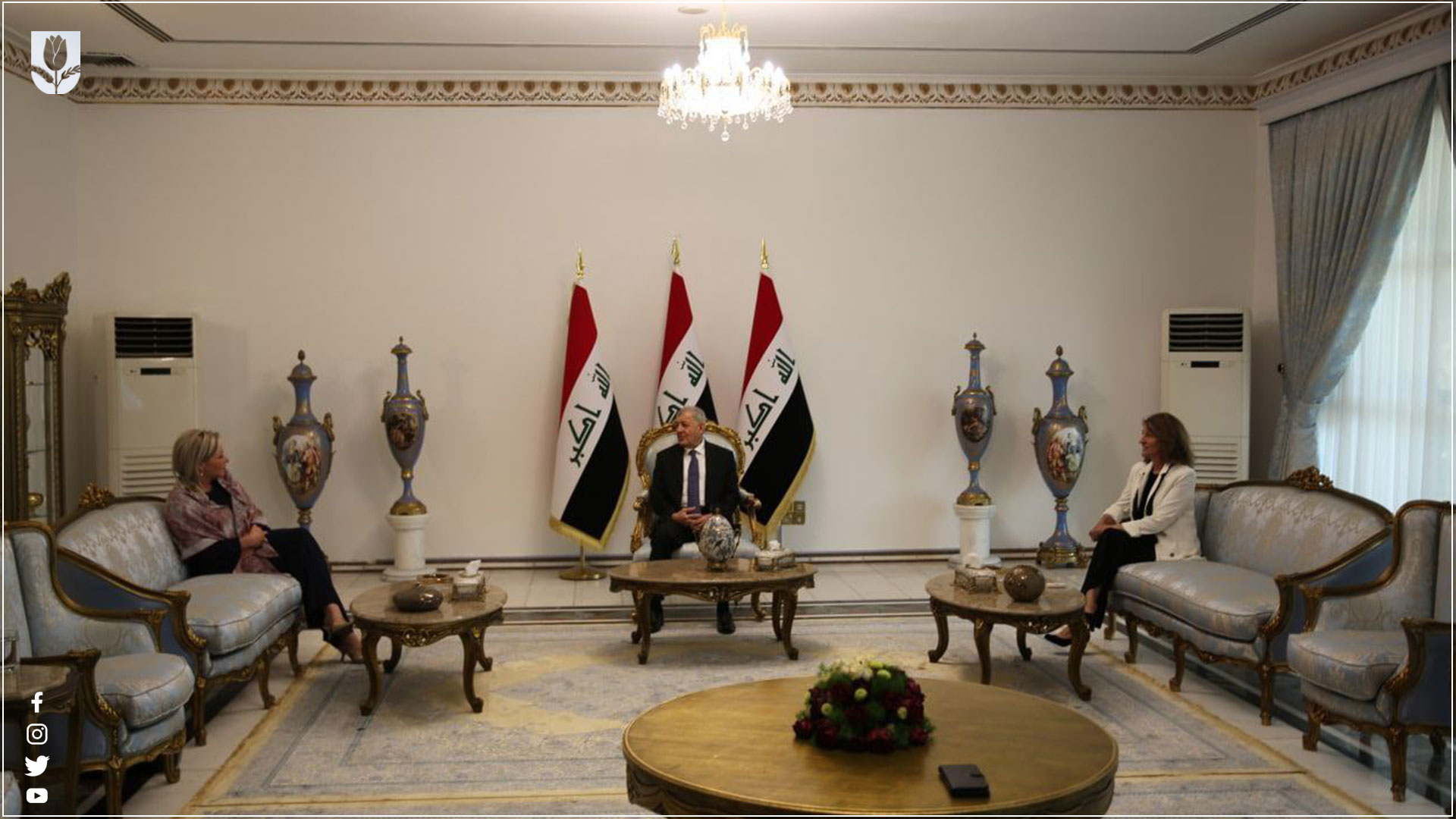   Iraqi President discusses the political situation with Plasschaert 