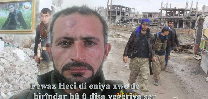 Şervanekî YPG`ê bi sekvanê di eniya xwe de birîndar bû, lê dîsa vegeriya şer