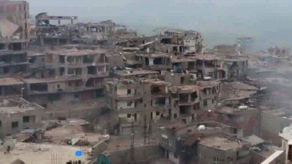 Ev der ne Sûriye ev der Şirnaxe Bakûrê Kurdistanê ye çawa tê rûxandin