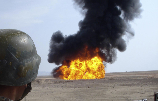 Komeke terorê li Parêzgeha Selahedîn lûleyên petrolê teqan din 