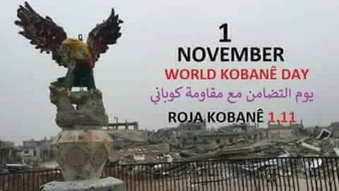 Roja cîhanî ya piştgiriya li Kobanî