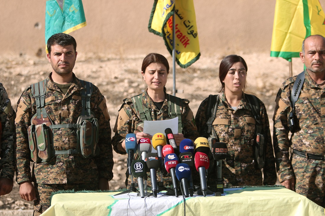 YPJ: Rizgarkirina Reqayê yekitiya jinên Ereb û Kurd ava kir