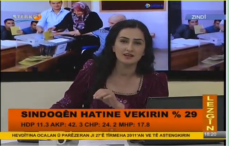 Heya niha li Tirkiyê û Kurdistanê, ji 29% deng hatine veqetandin
