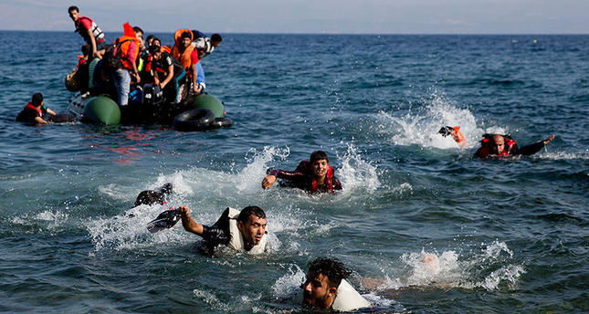 Tirkiyê: Qeyêqeke koçberan bin av bû