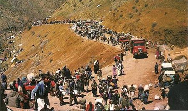Koçberiya milyonî ya gelê Kurd 1991