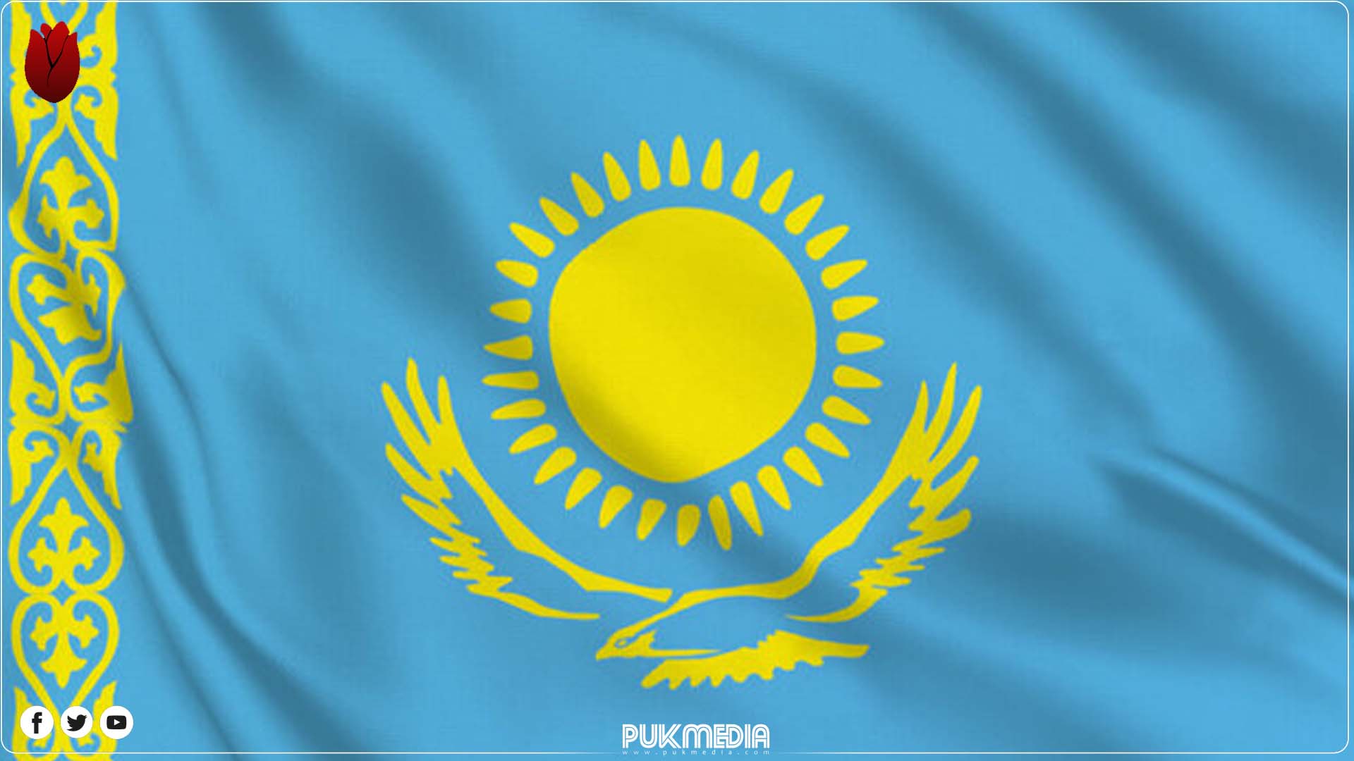 Казахстанский флаг казахстанский флаг